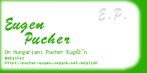 eugen pucher business card